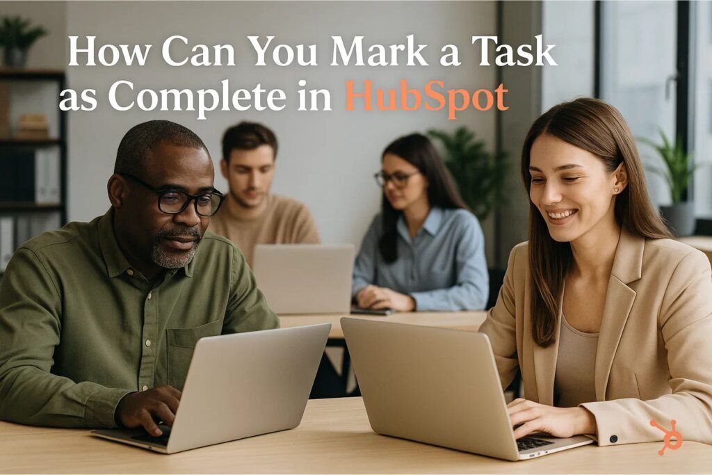 how can you mark a task as complete in hubspot