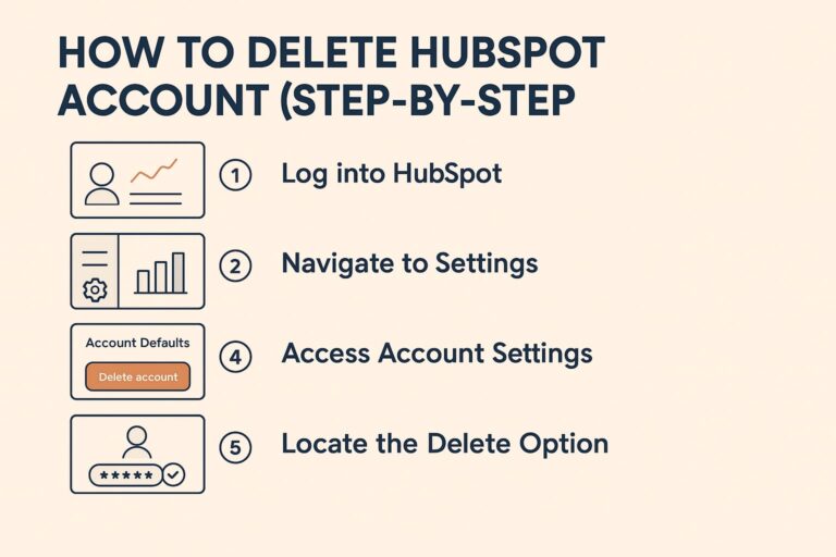 how to remove hubspot account