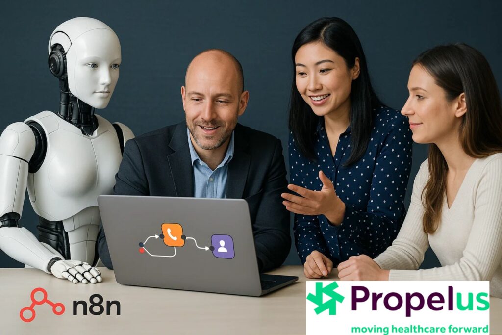 AI Receptionist Solution with n8n Automation for Propelus