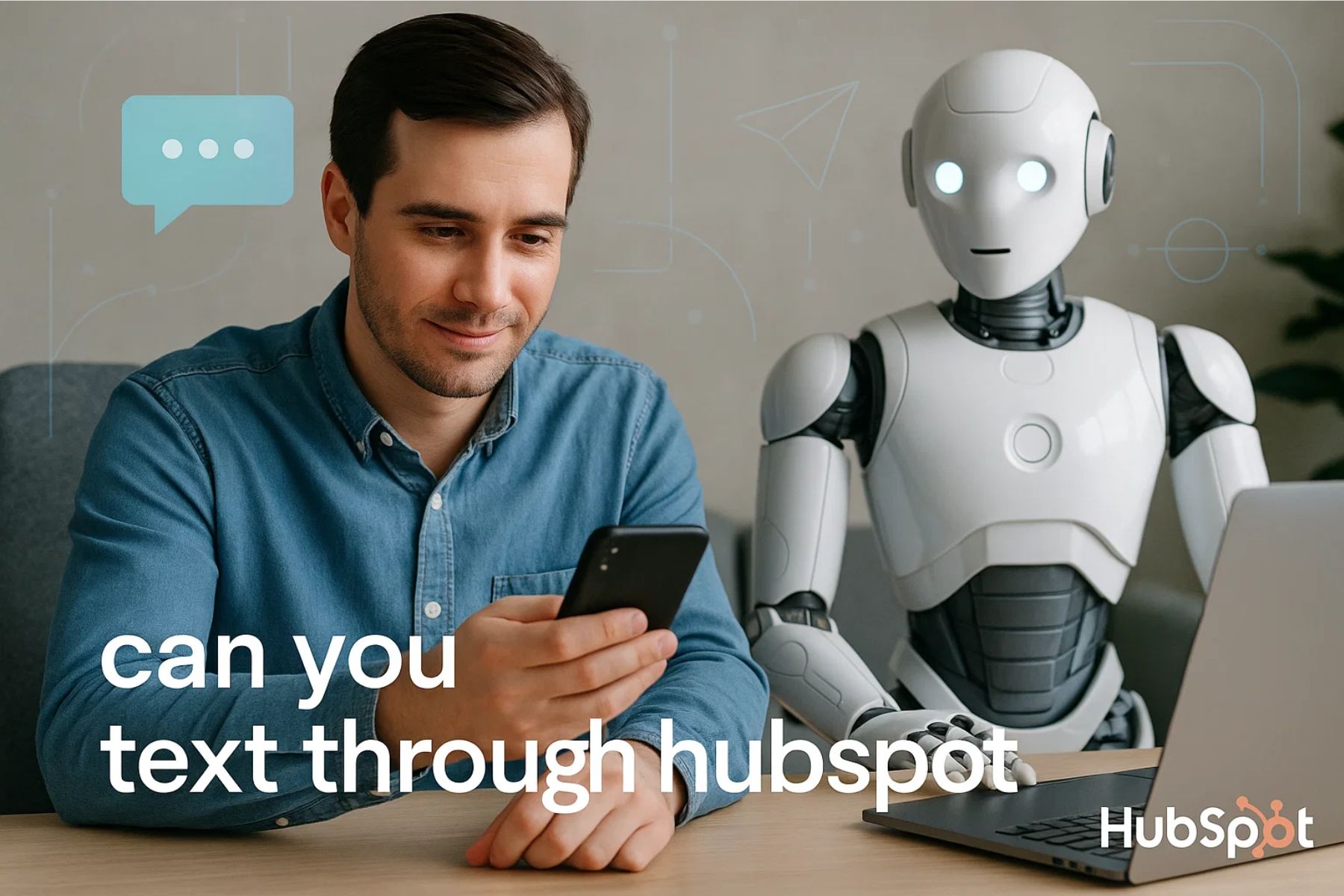 can you text through hubspot