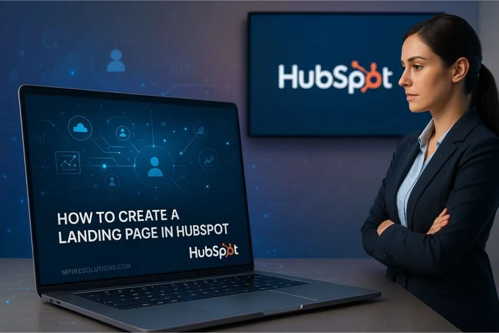 how to create a landing page in hubspot