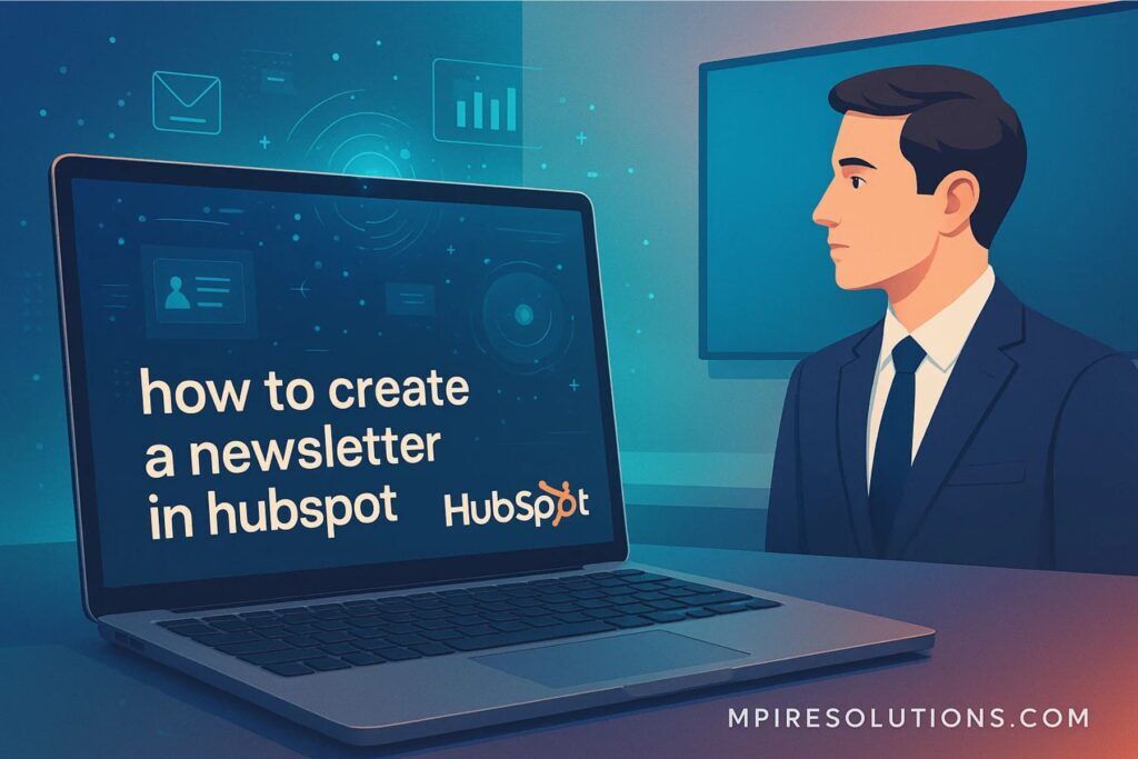 how to create a newsletter in hubspot