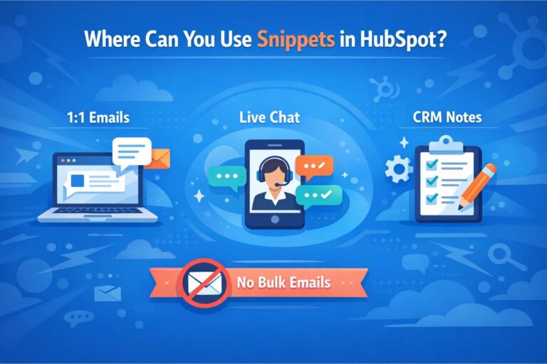 what are snippets in hubspot quizlet